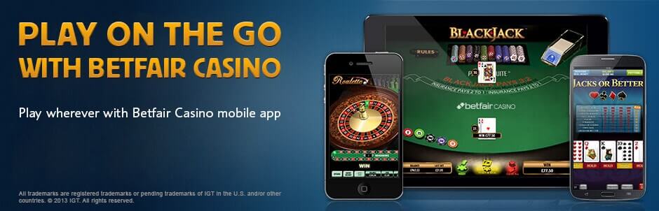 Betfair Casino Mobile app
